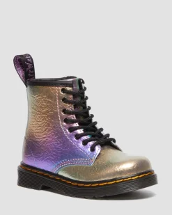 Hot Peuter 1460 Regenboog Leren Veterlaarzen UNISEX Sale Voor Kinderen|Laarzen