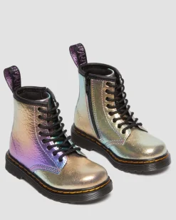 Hot Peuter 1460 Regenboog Leren Veterlaarzen UNISEX Sale Voor Kinderen|Laarzen