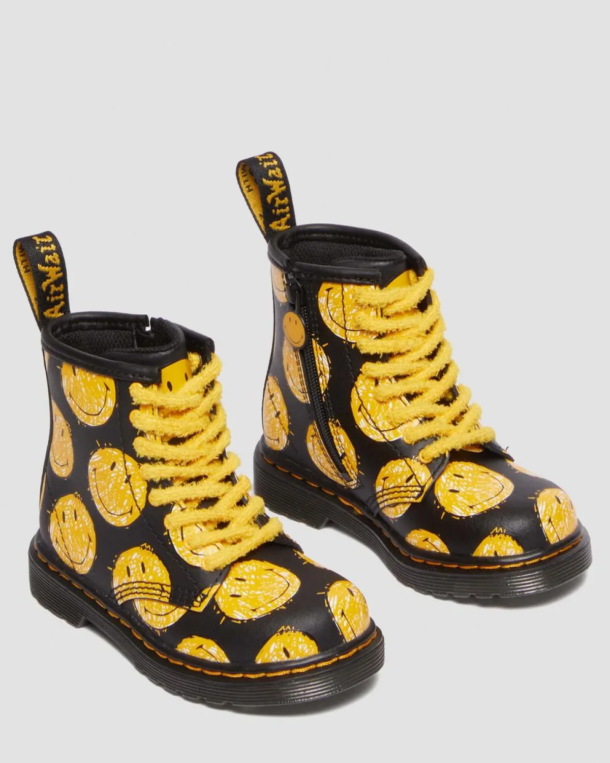 Hot Peuter 1460 SMILEY® Leren Laarzen UNISEX Sale Voor Kinderen|Laarzen