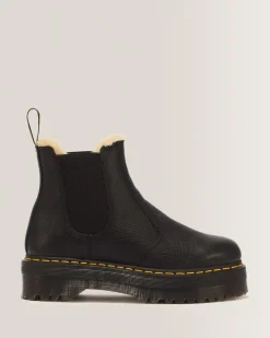 Store 2976 Quad Gevoerde Platform Chelsea Boots WOMENS Winter Stijlen|Laarzen