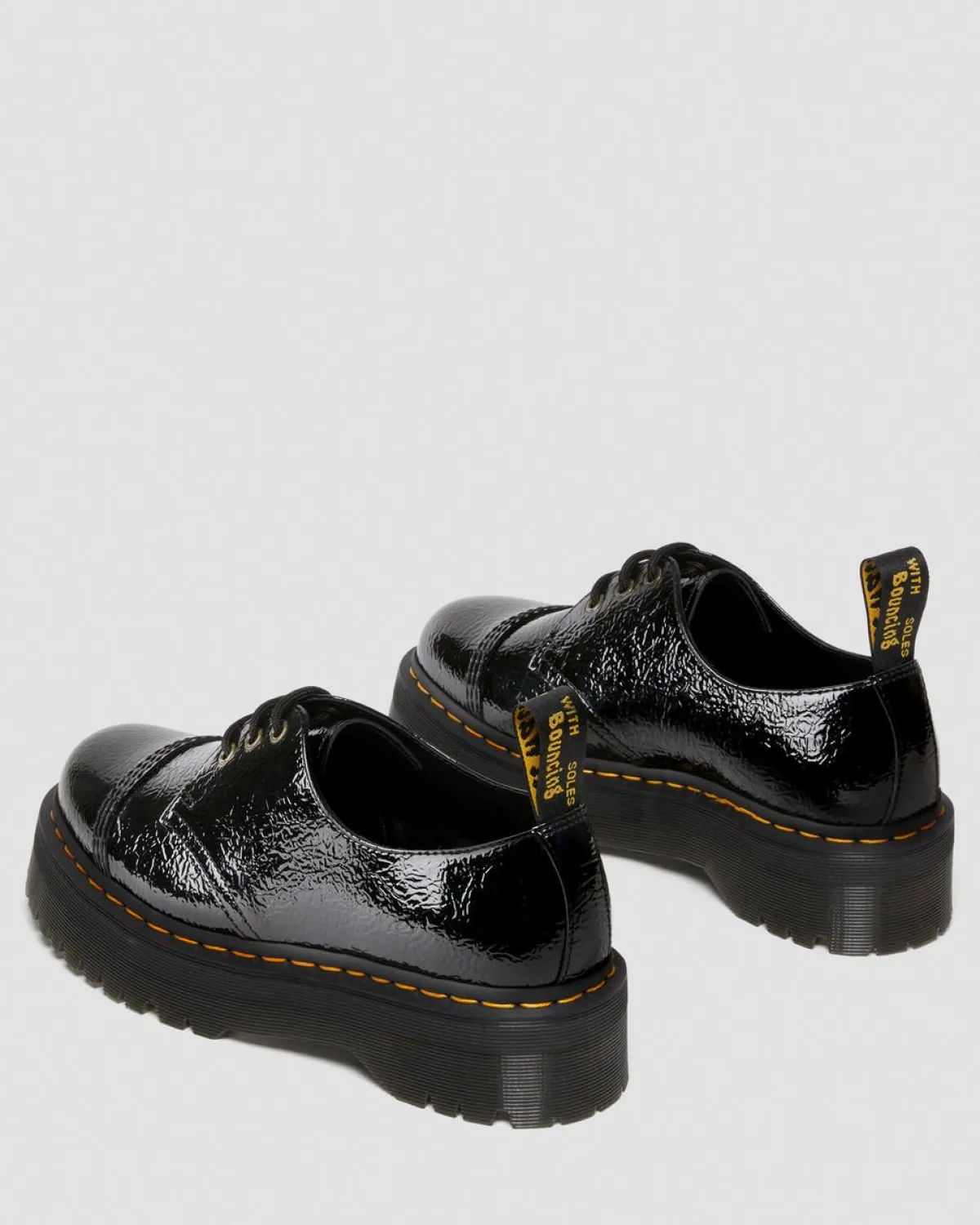 Store 1461 Quad Lakleren Platform Schoenen GIFTS Dames Sale|Platform Schoenen