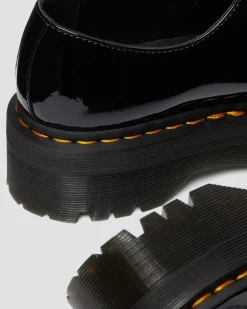 Best Sale 1461 Quad Lakleren Platform Schoenen WOMENS Veterschoenen|Schoenen