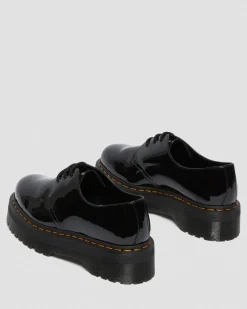 Best Sale 1461 Quad Lakleren Platform Schoenen WOMENS Veterschoenen|Schoenen