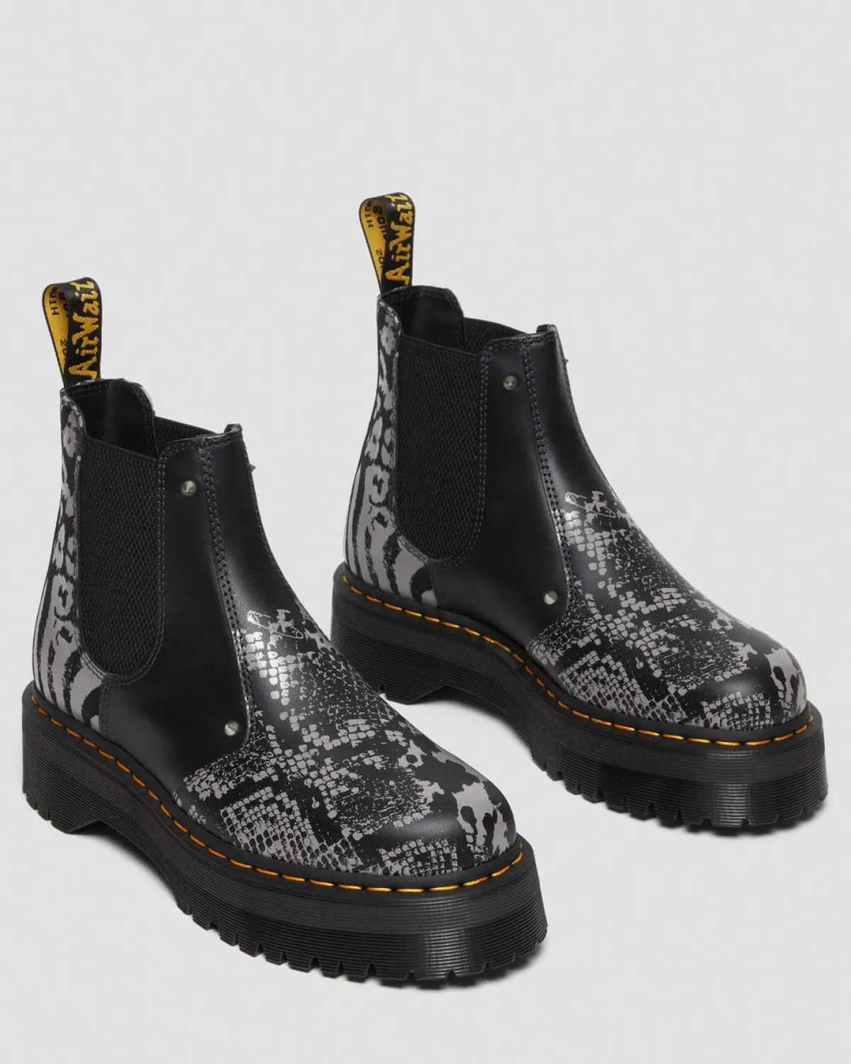 Best Sale 2976 Quad Platform Animal Print Laarzen MENS Heren Sale|Platform Laarzen