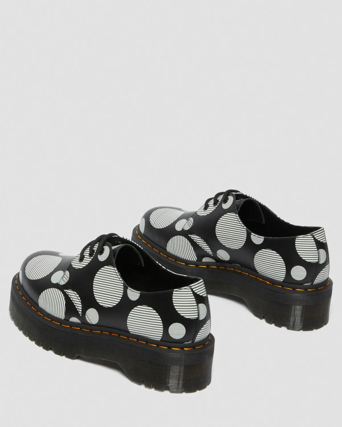 Cheap 1461 Quad Polka Dot Smooth Leren Platform Schoenen WOMENS Platform Schoenen|Schoenen