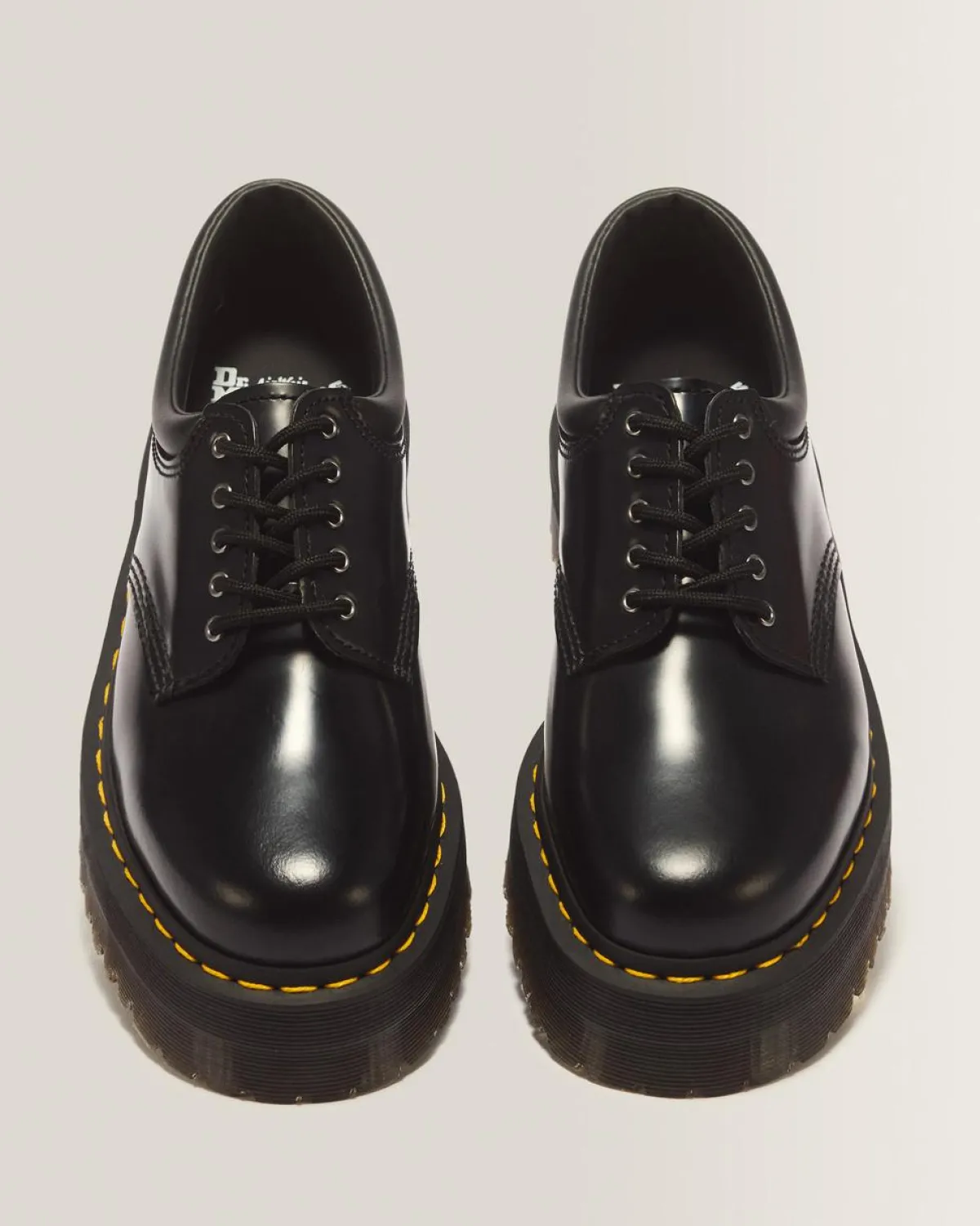 Hot 8053 Quad Smooth Leren Platform Schoenen WOMENS Platform Schoenen|Schoenen