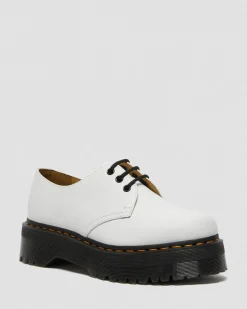 New 1461 Quad Smooth Leren Platform Schoenen WOMENS Trending Stijlen|Veterschoenen