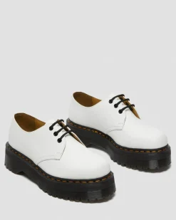 New 1461 Quad Smooth Leren Platform Schoenen WOMENS Trending Stijlen|Veterschoenen