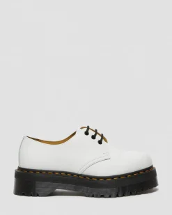 New 1461 Quad Smooth Leren Platform Schoenen WOMENS Trending Stijlen|Veterschoenen