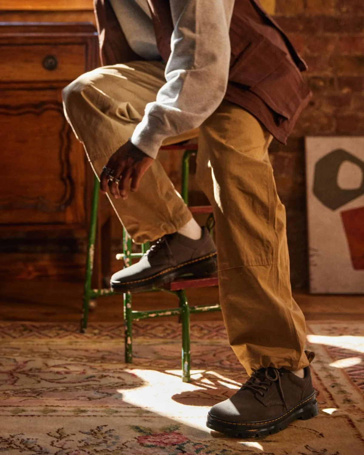 Online Reeder Suède Utility Schoenen UNISEX Heren Sale|Suède