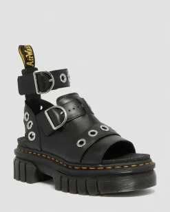 Outlet Ricki Hardware Nappa Lux Leren Platform Sandelen WOMENS Dames Sale|Lichte Sandalen