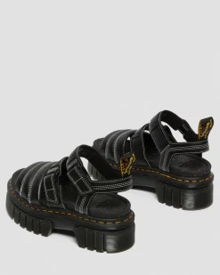 Outlet Ricki Leren Sandalen met 3 Riemen UNISEX Dames Sale|Lichte Sandalen