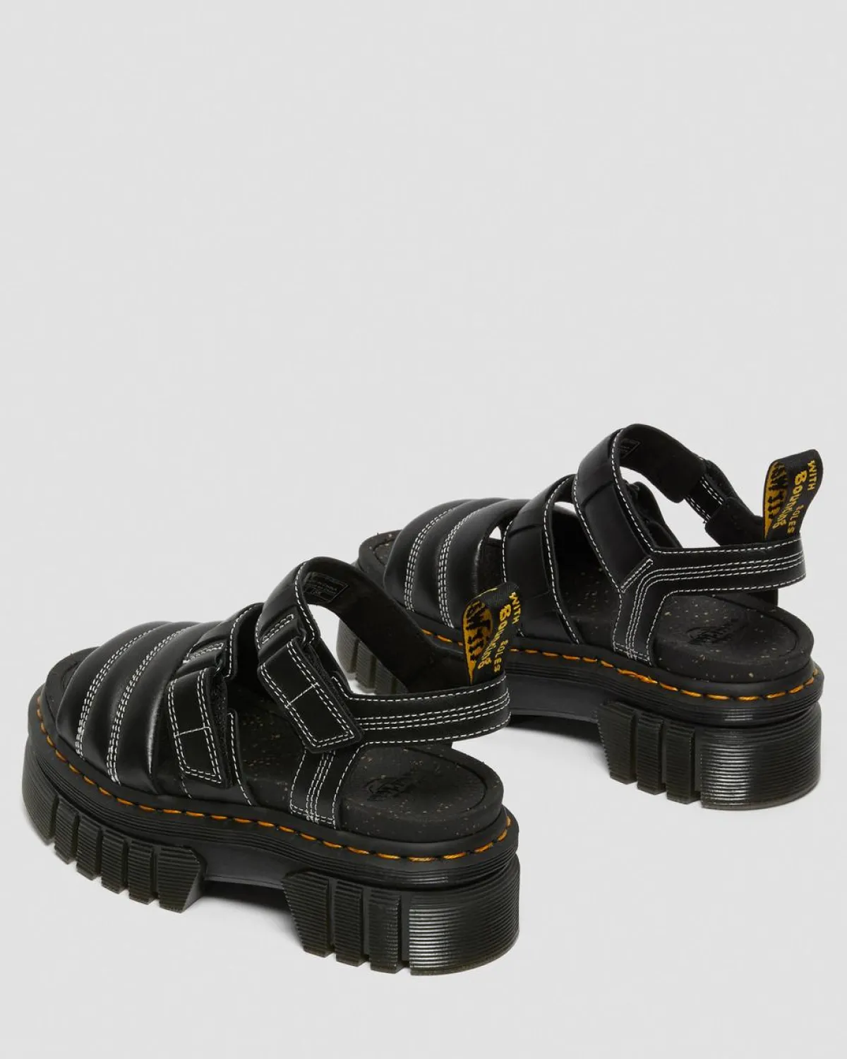 Outlet Ricki Leren Sandalen met 3 Riemen UNISEX Dames Sale|Lichte Sandalen