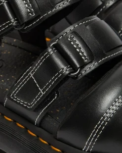 Outlet Ricki Leren Sandalen met 3 Riemen UNISEX Dames Sale|Lichte Sandalen