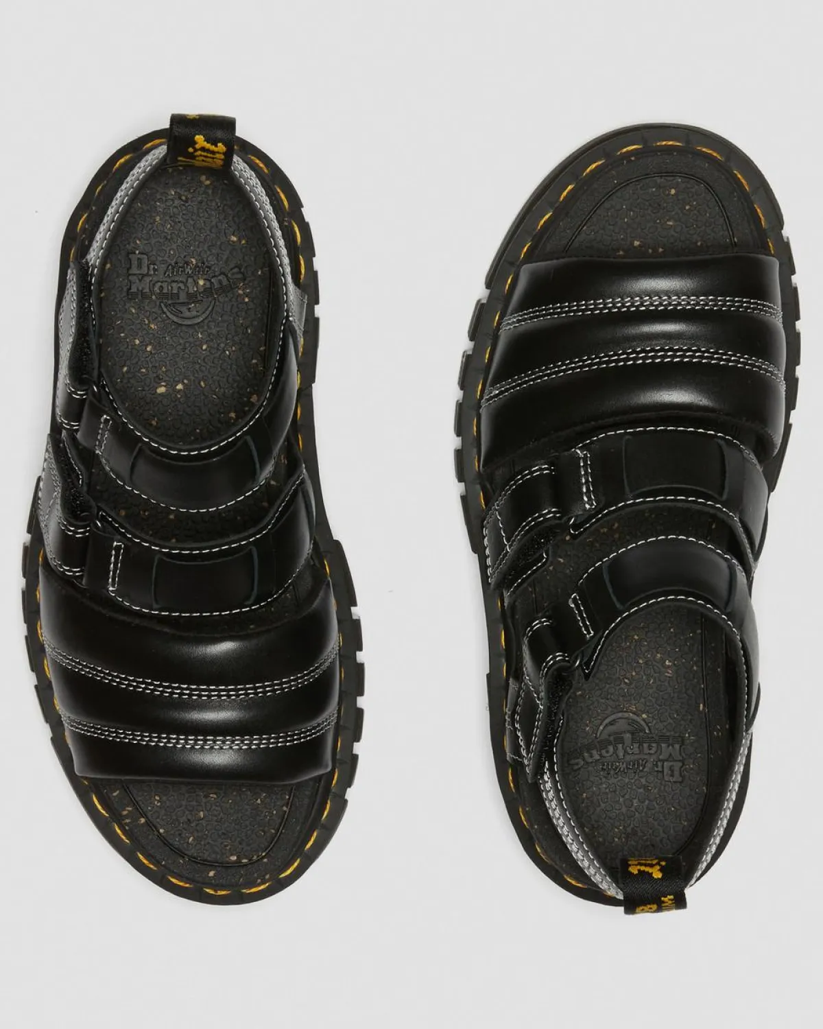 Outlet Ricki Leren Sandalen met 3 Riemen UNISEX Dames Sale|Lichte Sandalen
