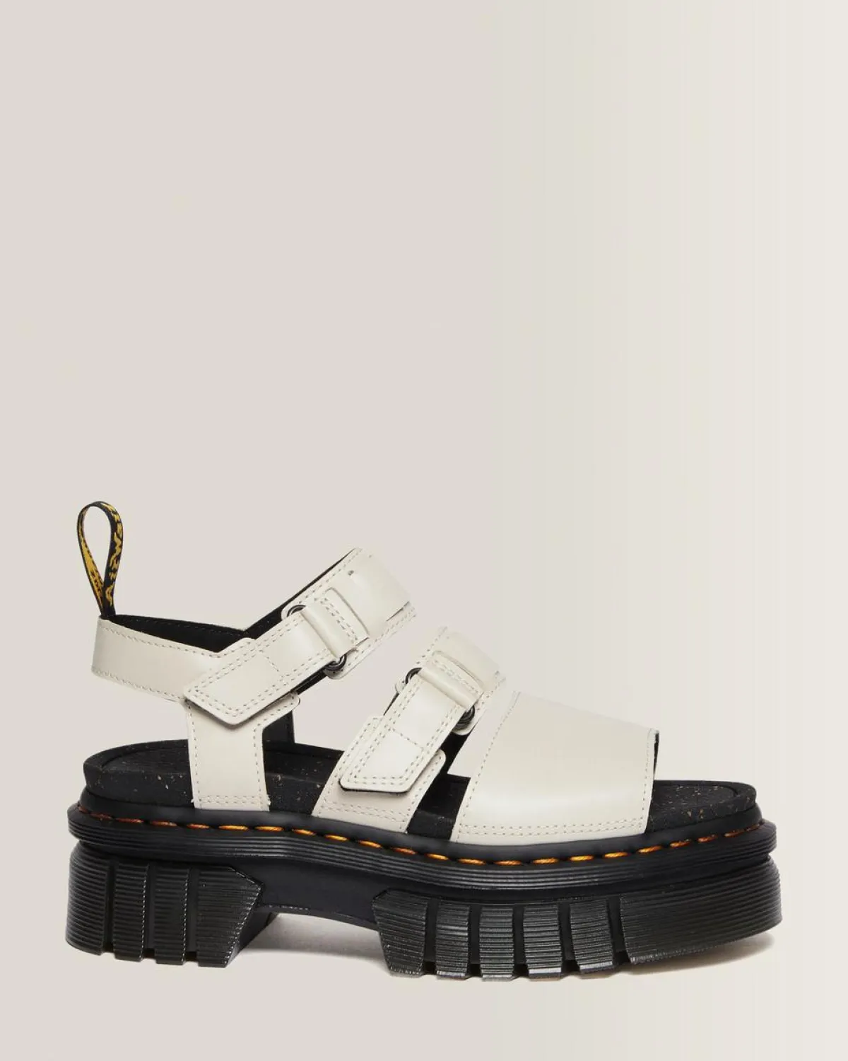 Cheap Ricki Nappa Lux Leren Platform Sandelen met 3 Banden WOMENS Lichte Sandalen|Platform Sandalen