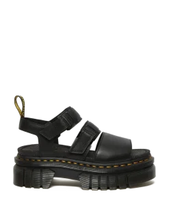 Discount Ricki Nappa Lux Leren Platform Sandelen met 3 Banden WOMENS Lichte Sandalen|Platform Sandalen