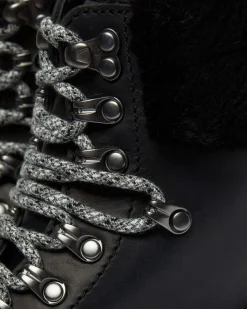 Store 1460 Serena Collar Imitatiebont Gevoerde Enkellaarzen UNISEX Veterlaarzen|Enkellaarzen
