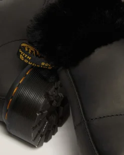 Store 1460 Serena Collar Imitatiebont Gevoerde Enkellaarzen UNISEX Veterlaarzen|Enkellaarzen