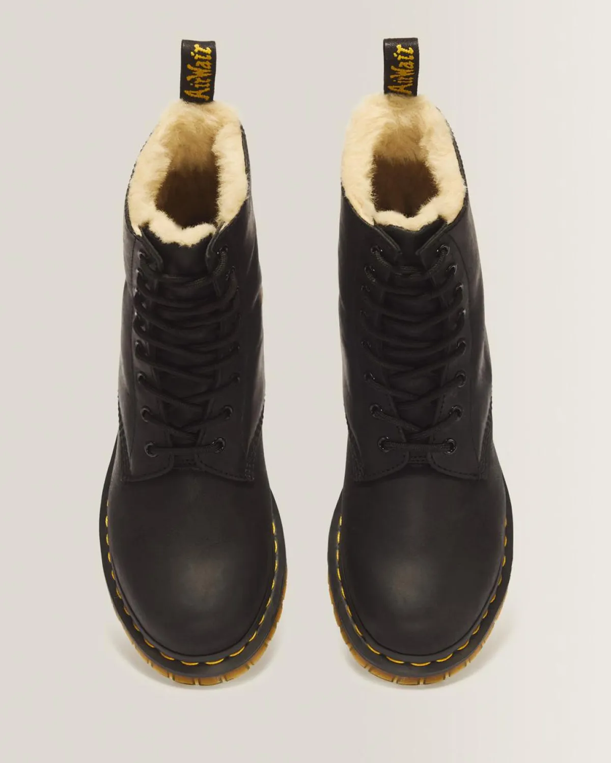 Cheap 1460 Serena Imitatiebont Gevoerde Enkellaarzen WOMENS Veterlaarzen|Enkellaarzen