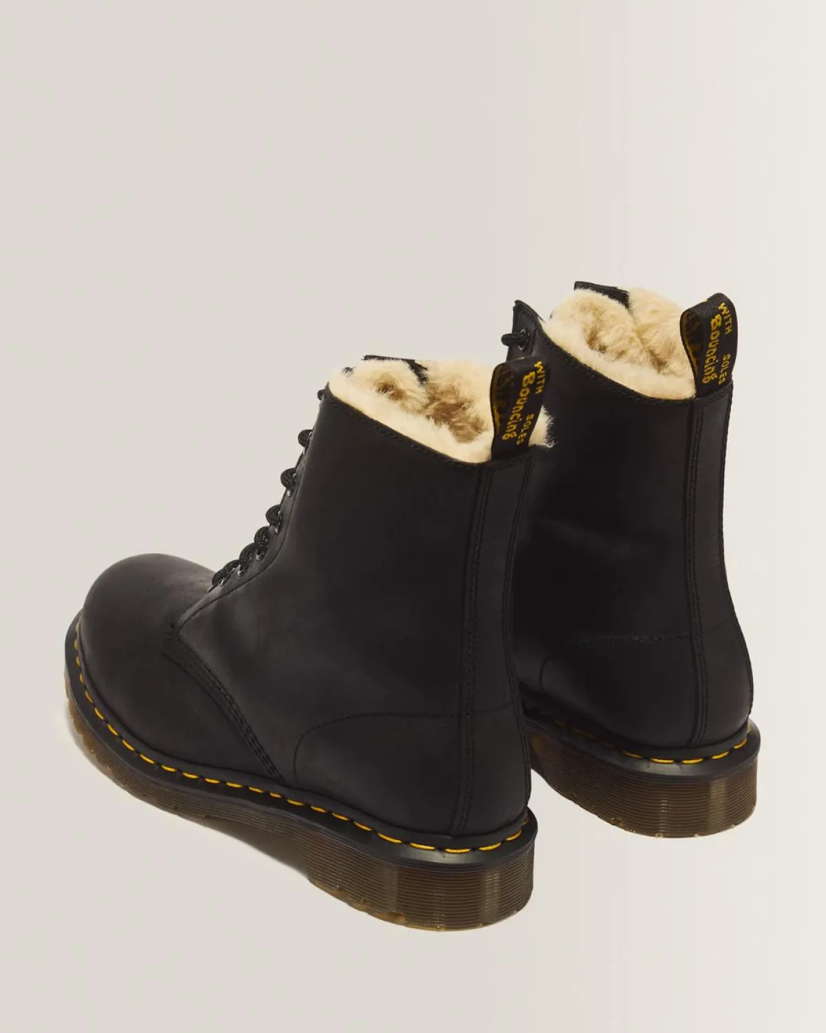 Cheap 1460 Serena Imitatiebont Gevoerde Enkellaarzen WOMENS Veterlaarzen|Enkellaarzen
