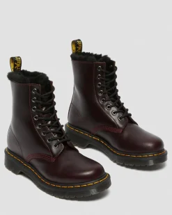 Best 1460 Serena Imitatiebont Gevoerde Laarzen UNISEX Veterlaarzen|Enkellaarzen