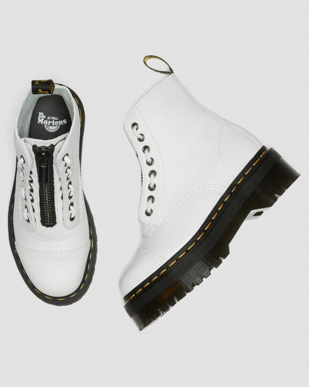 Sale Sinclair Gemalen Nappa Leren Platformlaarzen WOMENS Dames Sale|Veterlaarzen