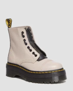 New Sinclair Gemalen Nappa Leren Platformlaarzen WOMENS Veterlaarzen|Enkellaarzen