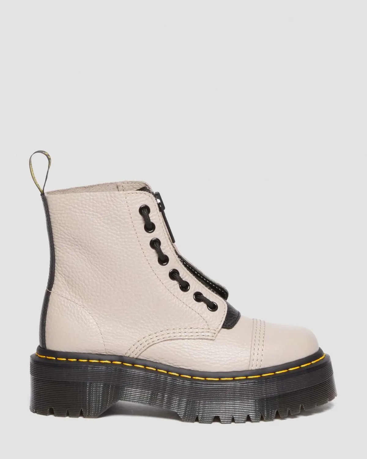New Sinclair Gemalen Nappa Leren Platformlaarzen WOMENS Veterlaarzen|Enkellaarzen