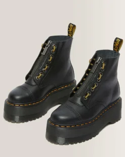 Sale Sinclair Max Pisa Leren Platformlaarzen WOMENS Platform Laarzen|Zachte Leren Laarzen