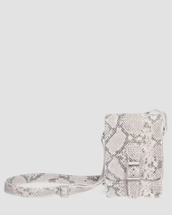 Fashion Slangenprint Leren Verticale Schoudertas ACCESSORIES Accessoires Sale|Tassen