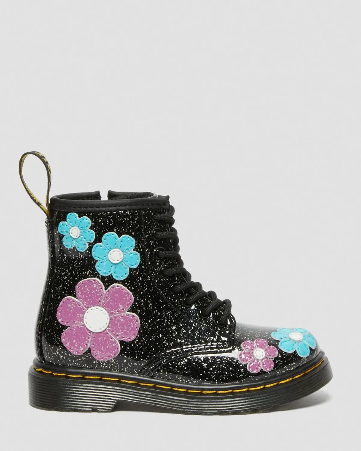 Shop Småbørn 1460 Glitter Patent Leather snørestøvler Sale Voor Kinderen