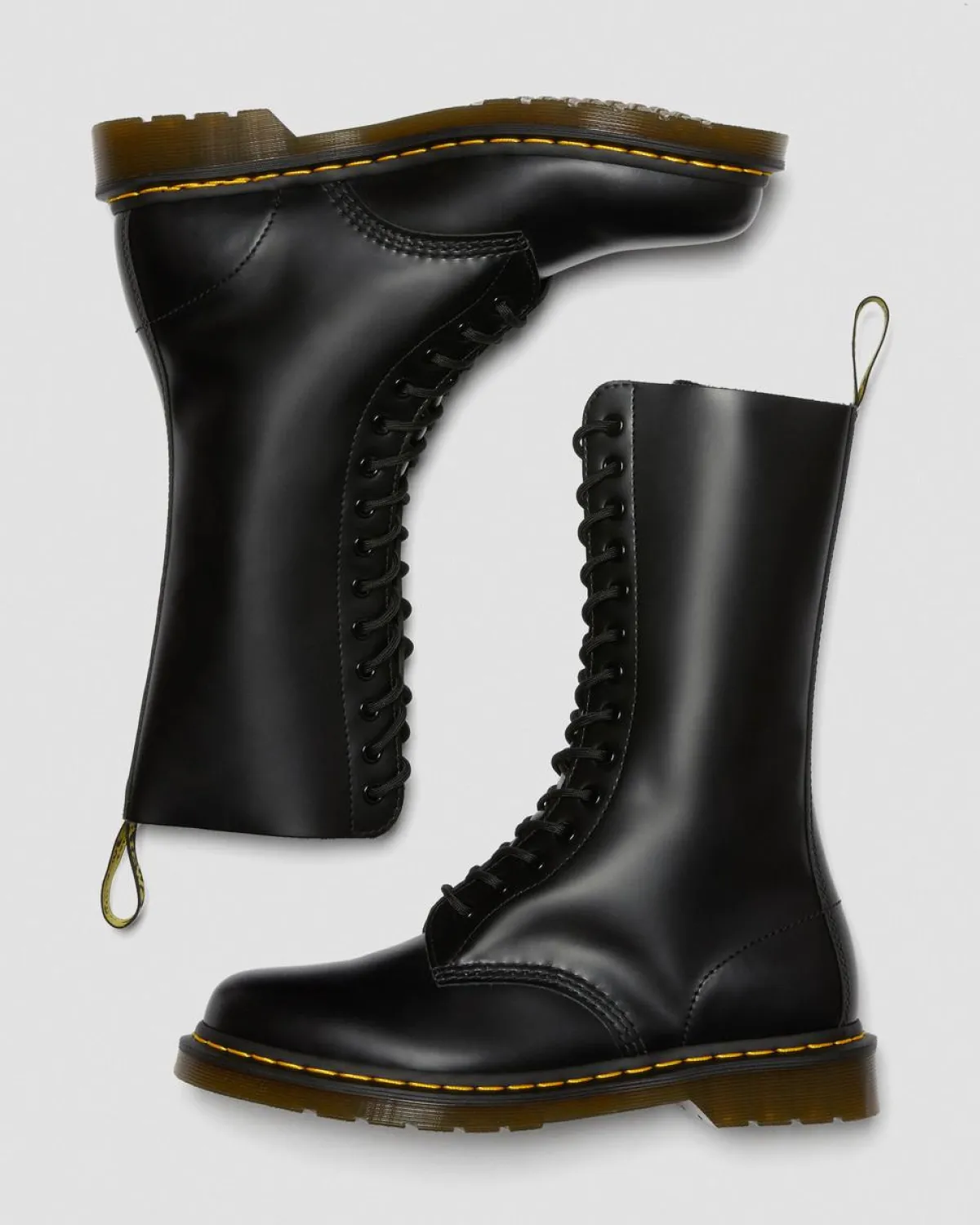 Clearance 1914 Smooth Leren Hoge Veterlaarzen WOMENS Originals|Veterlaarzen