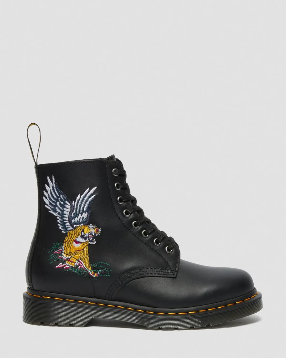 Cheap 1460 Souvenir Geborduurde Leren Laarzen UNISEX Enkellaarzen|Veterlaarzen