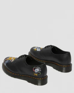 Hot 1460 Souvenir Geborduurde Leren Schoenen GIFTS Veterschoenen