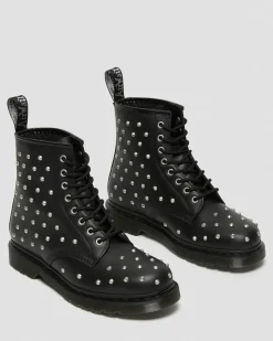 Hot 1460 Stud Wanama Leather Lace Up Boots UNISEX Enkellaarzen|Veterlaarzen