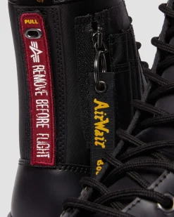 Hot TARIK ALPHA INDUSTRIES LEREN & NYLON LAARS UNISEX Nieuw Binnen|Trending Stijlen