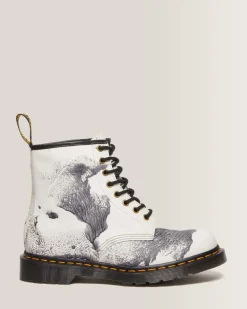 Flash Sale 1460 Tate Decalcomania Leren Laarzen UNISEX Enkellaarzen|Veterlaarzen