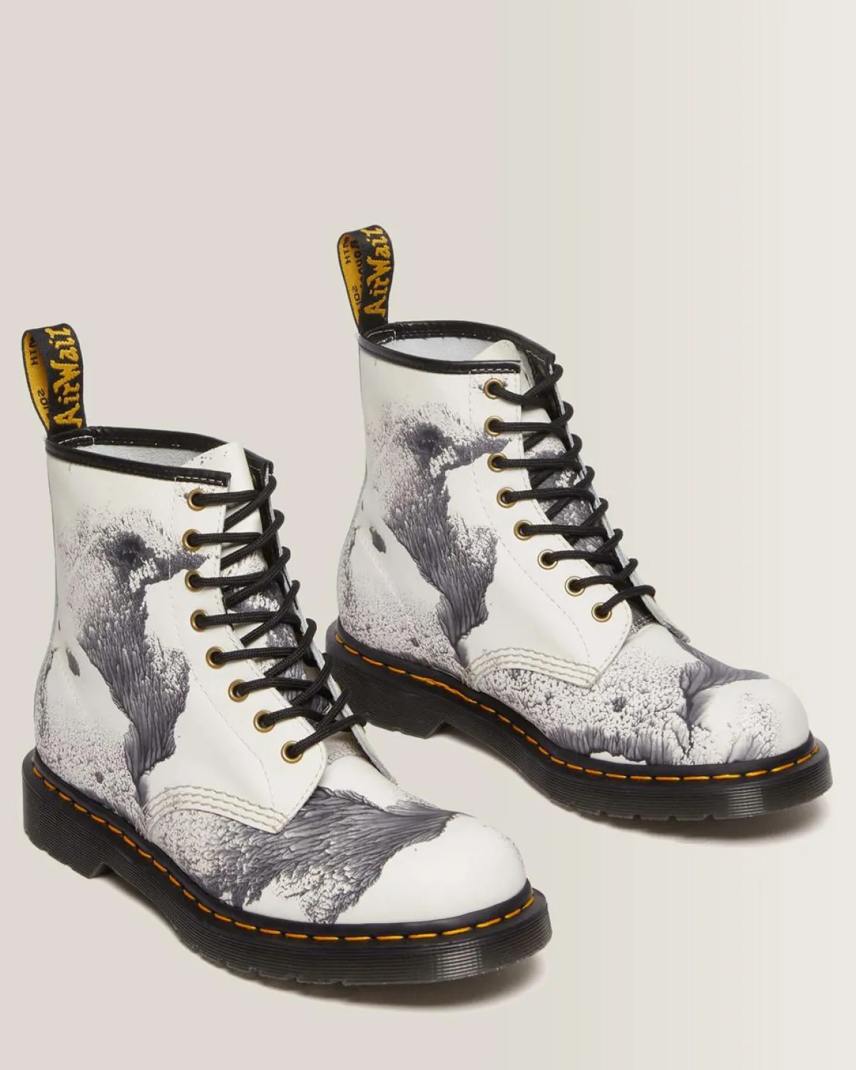 Flash Sale 1460 Tate Decalcomania Leren Laarzen UNISEX Enkellaarzen|Veterlaarzen