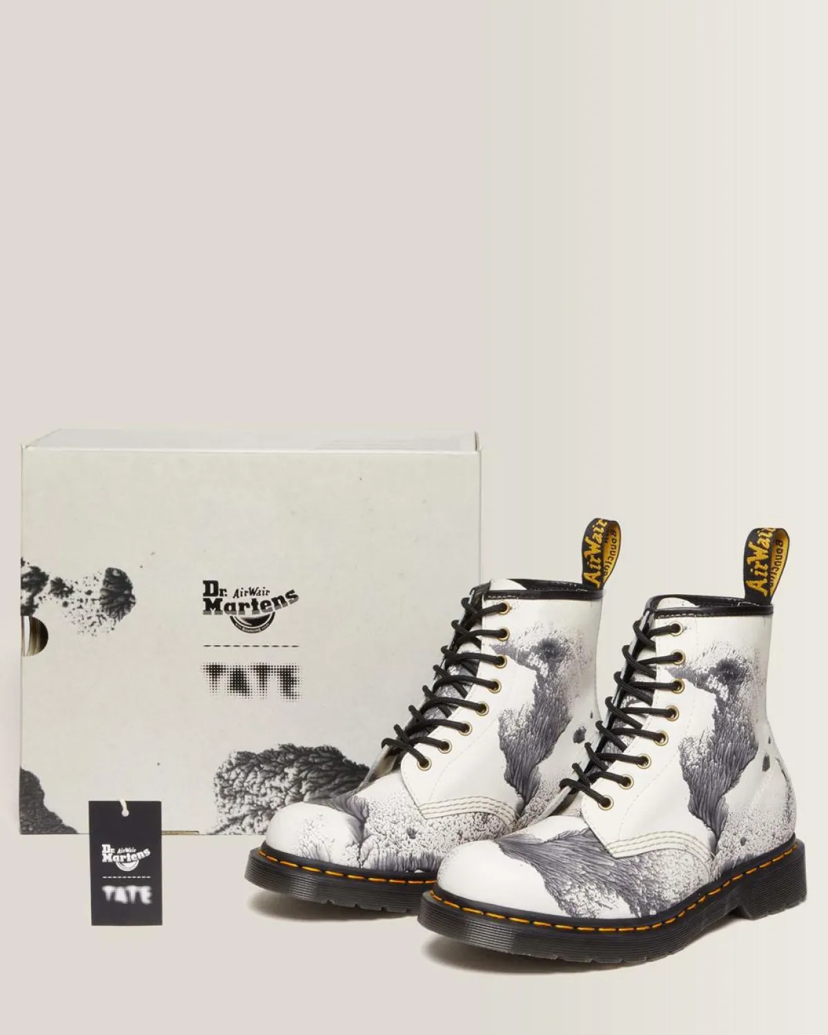 Flash Sale 1460 Tate Decalcomania Leren Laarzen UNISEX Enkellaarzen|Veterlaarzen