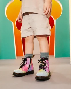 Online 1460 Tie Dye Leren Veterlaarzen voor Peuters KIDS Sale Voor Kinderen|Laarzen