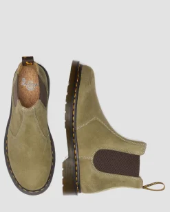 Sale 2976 Tumbled Nubuck Leren Chelsea Laarzen Nieuw Binnen|Enkellaarzen