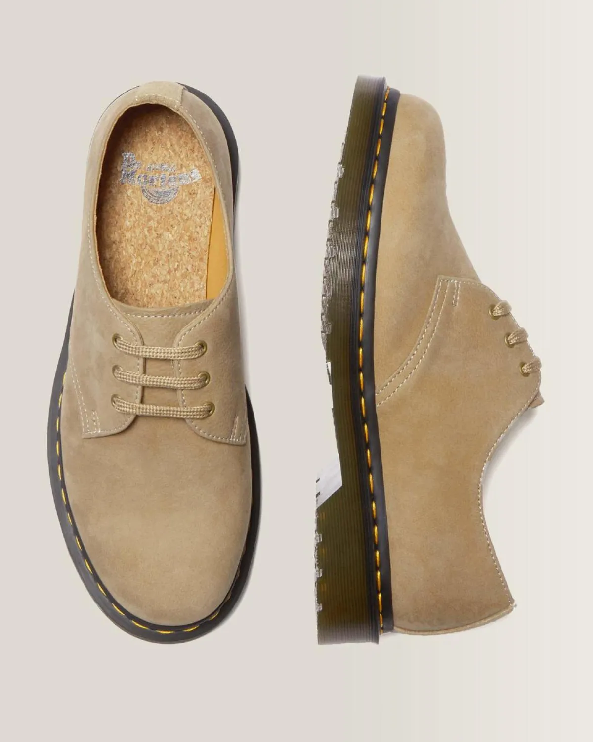 Hot 1461 Tumbled Nubuck Leren Oxford Schoenen Originals|Nieuw Binnen