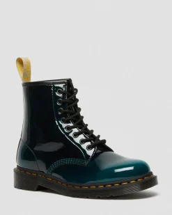 Outlet Vegan 1460 Glanzende Veterlaarzen UNISEX Heren Sale|Laarzen