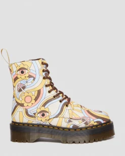 Cheap Vegan Jadon Retro Ray Canvas Platform Laarzen UNISEX Heren Sale|Dames Sale