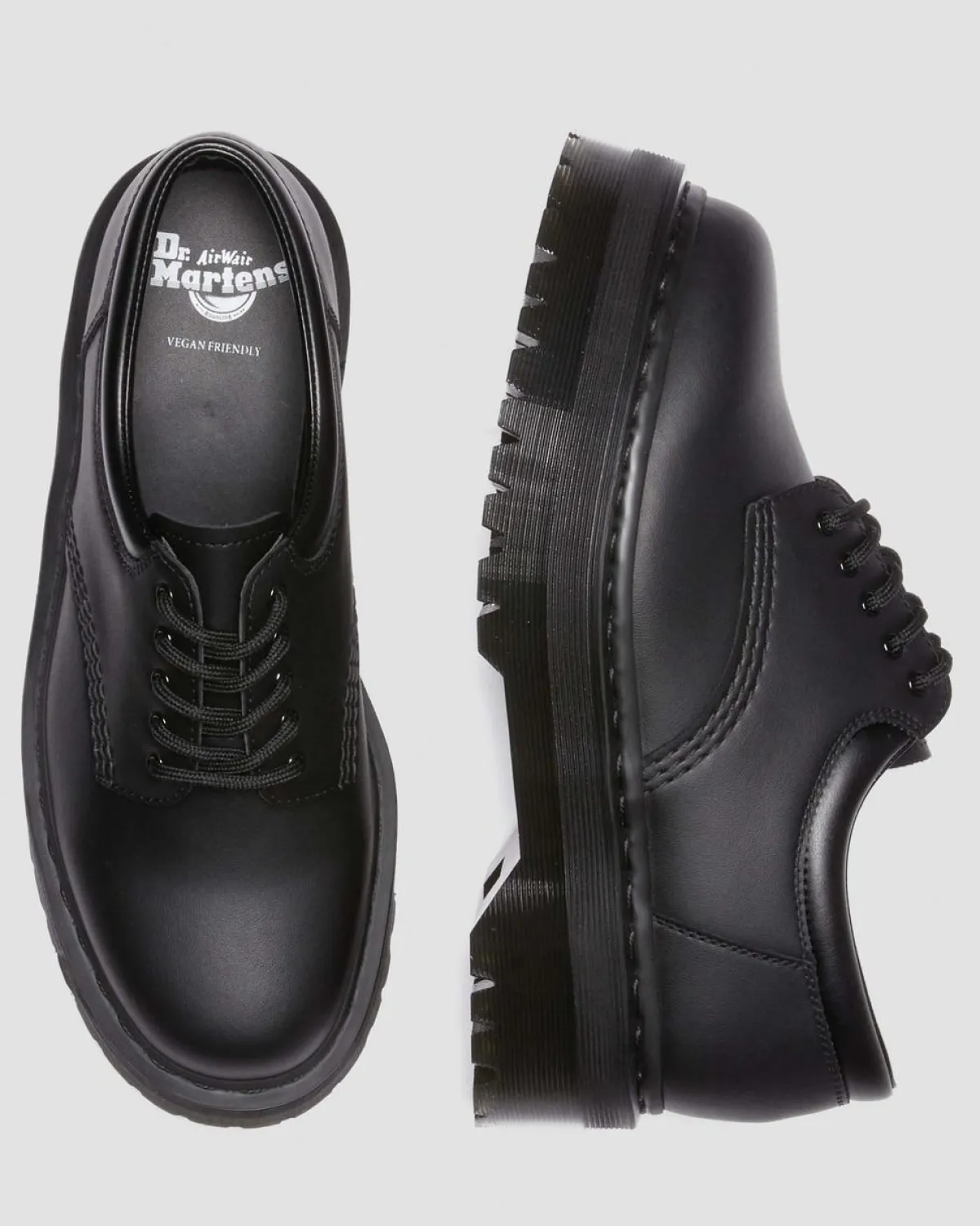 Best Vegan 8053 Quad Mono Leren Schoenen UNISEX Originals|Veterschoenen