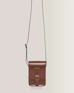 Best Sale Vegan Reporter VERTICALE SCHOUDERTAS in Lichtbruin ACCESSORIES Accessoires Sale|Tassen