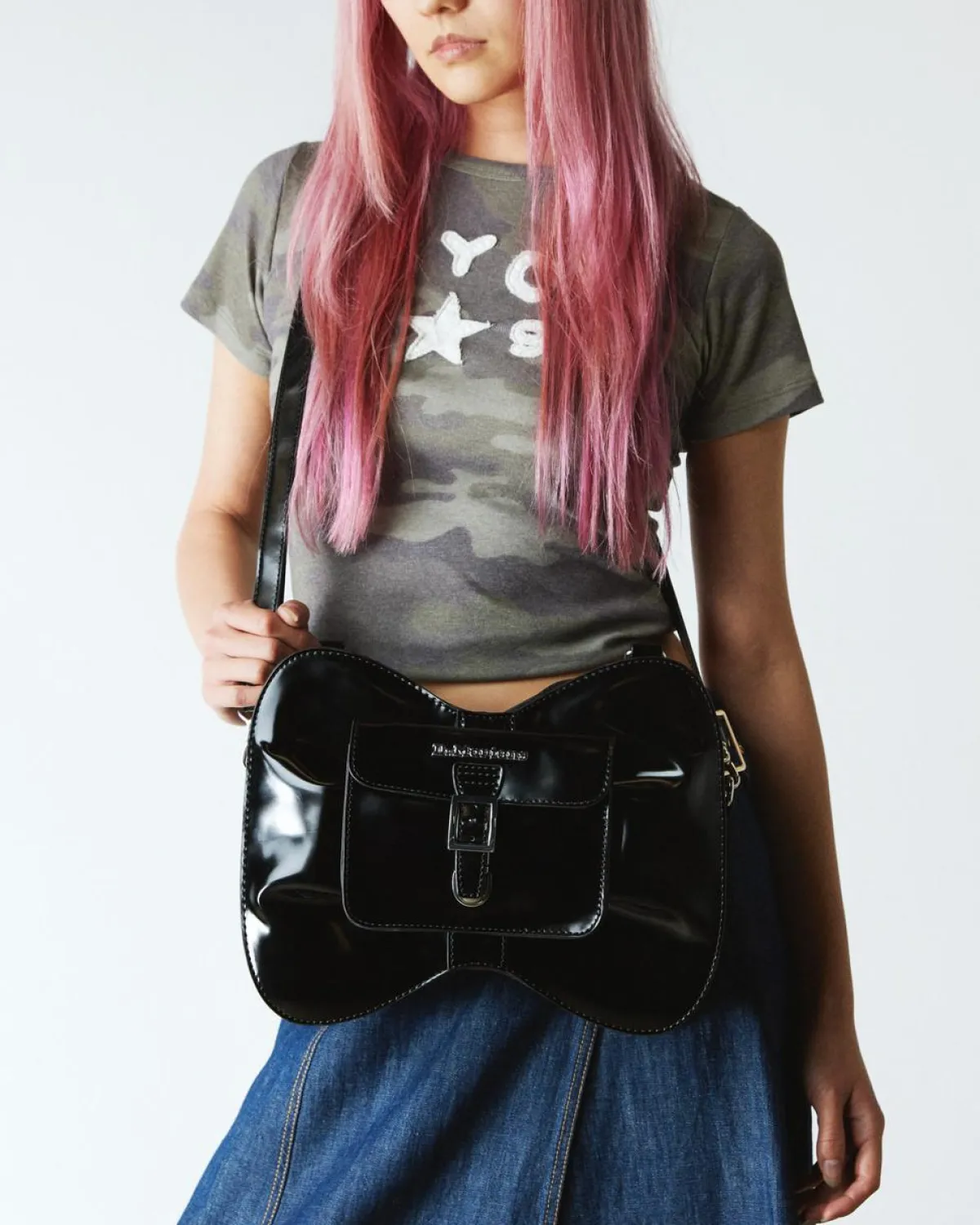 Fashion Vegan Strikvormige Tas ACCESSORIES Accessoires Sale|Tassen