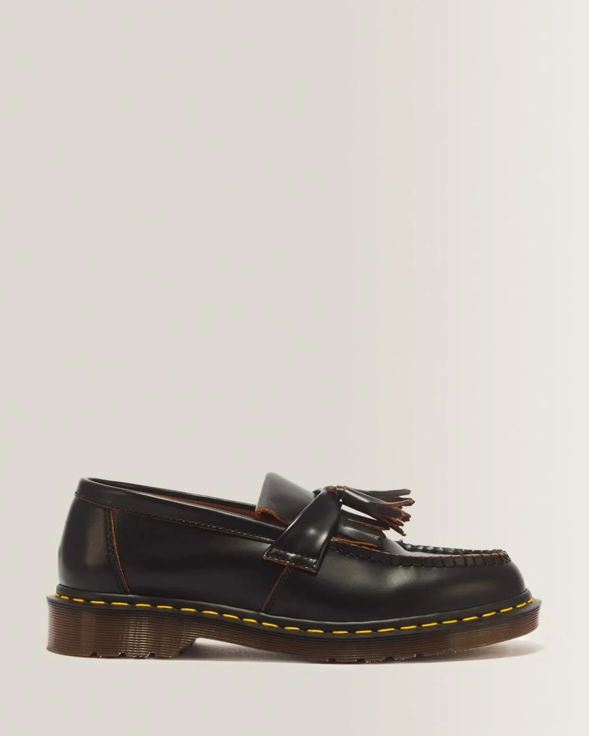New Vintage Made in England Quilon Leren Tassel Loafers WOMENS Made In England|Nette Schoenen