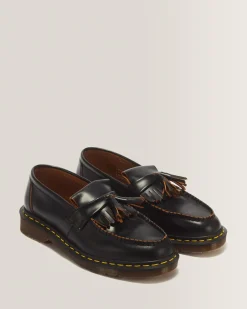 New Vintage Made in England Quilon Leren Tassel Loafers WOMENS Made In England|Nette Schoenen
